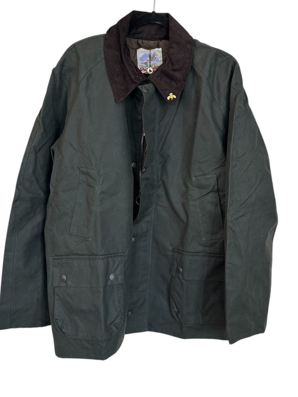 John Partridge England Mens Heathland Sage British Waxed Cotton Jacket Sz XL NWT